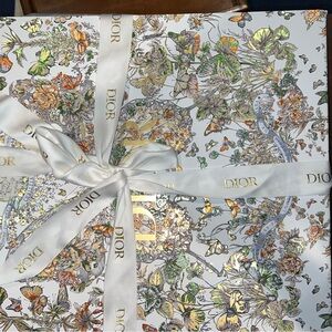 rare Dior 2023 holiday limited edition gift box with ribbon